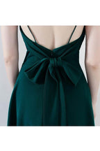 Simple Chic Dark Green Homecoming Dress V-neck with Straps