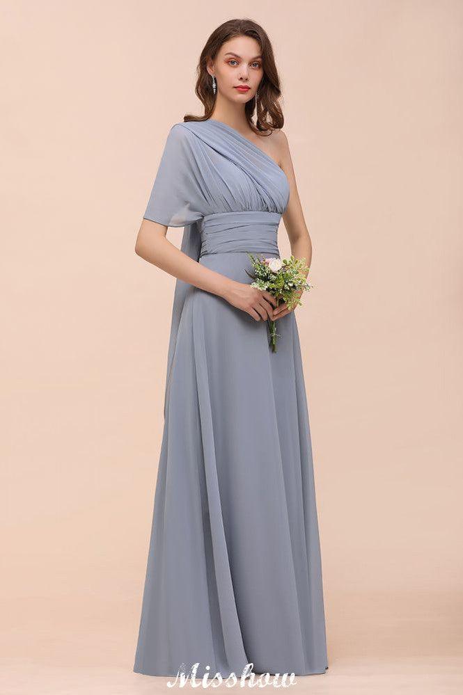 Vestido de dama de honor sin mangas, corte A, largo hasta el suelo, vestido formal