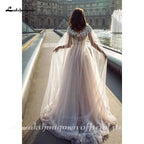 Vestidos de novia bohemios playeros sin mangas de NumberSea