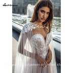 Vestidos de novia bohemios playeros sin mangas de NumberSea