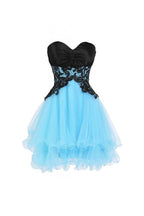 Vestidos cortos de dama de honor con escote corazón para fiesta de graduación y regreso a casa