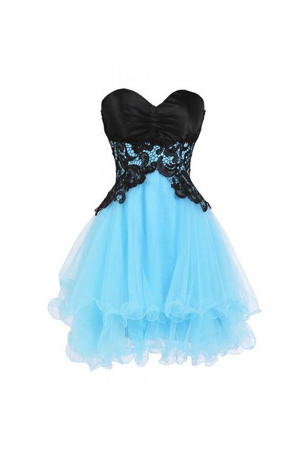 Sweetheart Bridesmaid Short Prom Homecoming Dresses