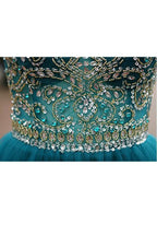 Tulle Scoop Neckline A Line Homecoming Dresses Prom Dresses