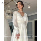 NumberSea - Vestidos de novia de playa de dos piezas, verano, sencillos, manga corta