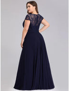 Vestido de fiesta de corte tubo/columna, hombros descubiertos, cintura alta, elegante vestido de dama de honor de verano, cola larga/cepillo, de gasa con pliegues