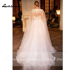 Vestido de novia de encaje vintage NumberSea con chaqueta