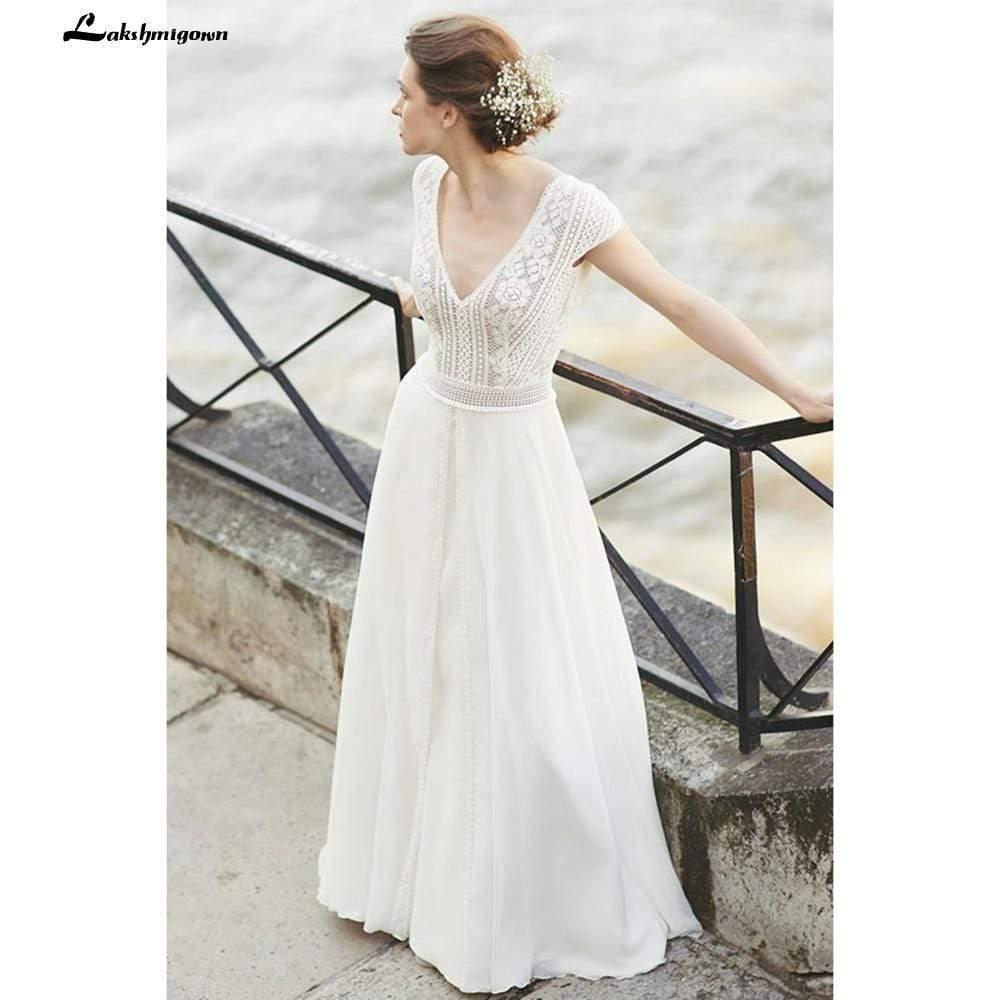 NumberSea Hochzeitskleid im neuen Stil, rückenfrei, sexy Brautkleid