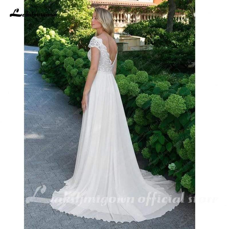 Vestido de novia NumberSea con apliques de encaje vintage