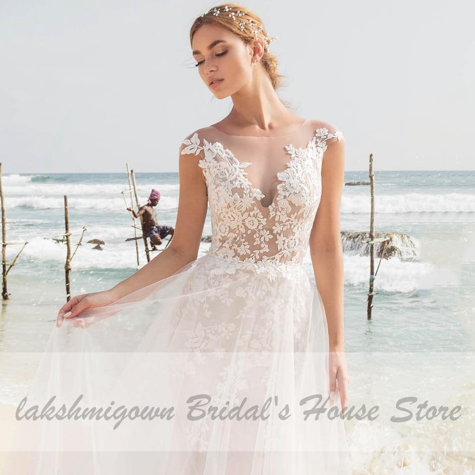 Vestido de novia de sirena con falda desmontable de NumberSea para mujer