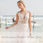 Vestido de novia de sirena con falda desmontable de NumberSea para mujer