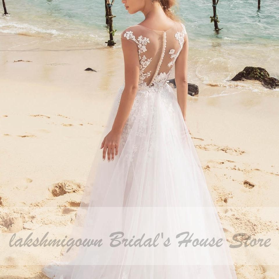 Vestido de novia de sirena con falda desmontable de NumberSea para mujer