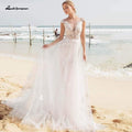 Vestido de novia de sirena con falda desmontable de NumberSea para mujer