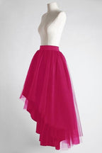Women Midi Skirt Women Wedding Bridesmaid Skirt