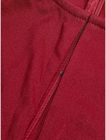 Meerjungfrau/Trompete Abendkleid, elegantes Kleid, formeller Herbst, Hofschleppe, lange Ärmel, Rundhalsausschnitt, Stretchstoff mit Falten